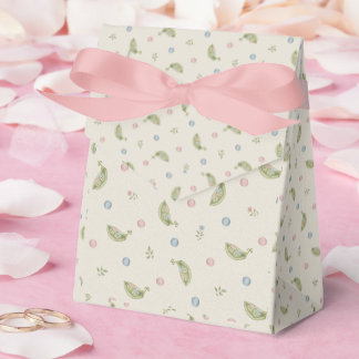 Zwillings-Baby-Party "Zwei kleine Erbsen in einer Geschenkschachtel
