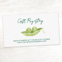 Zwillings-Babyshower-Geschenkregistry