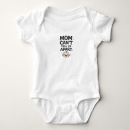 Zwillings-Body 2 'Mom kann uns nicht auseinanderha Baby Strampler