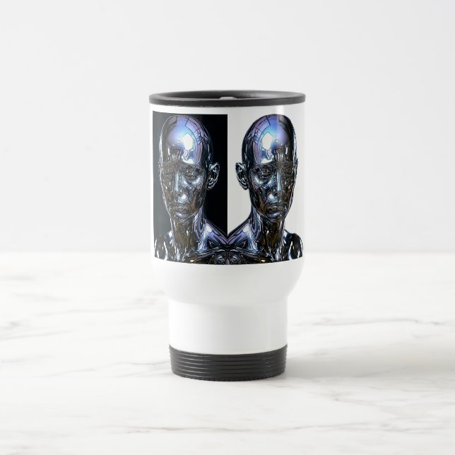 Zwillings-Chrom-Sentinel Reisebecher (Mittel)