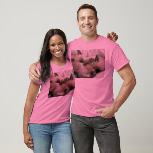 Zwillings-Haustier-Katzen-niedliches siamesisches T-Shirt
