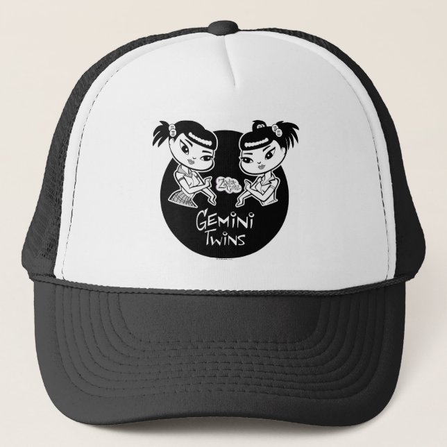 Zwillings-Hut Truckerkappe (Vorderseite)