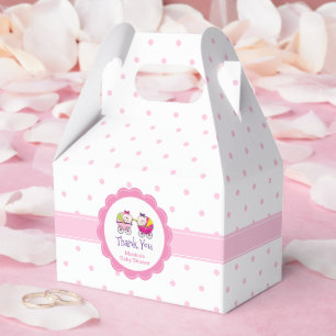 Zwillings-Mädchen-Baby-Party-Wagen-Geschenkbox Geschenkschachtel