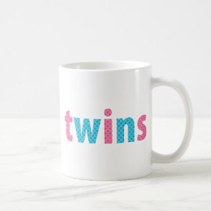 ZWILLINGS-SAMMLUNG - gemischt {Aqua + Rosa} Tasse