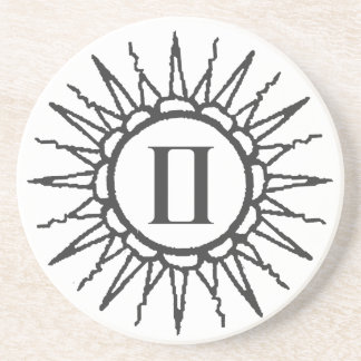 Zwillings-Sandstein-Untersetzer Untersetzer