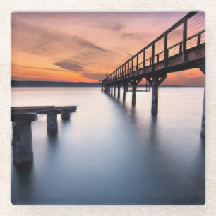 Zwillings-Spucken Glasuntersetzer