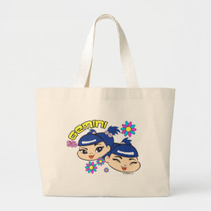 Zwillings-Taschen-Tasche Jumbo Stoffbeutel