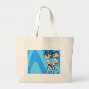 Zwillings-Taschen-Tasche Jumbo Stoffbeutel