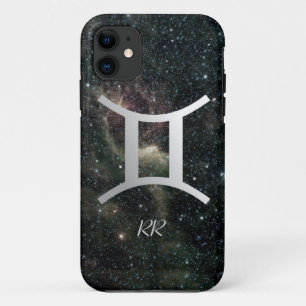Zwillings-Tierkreis-Stern-Zeichen auf Universum Case-Mate iPhone Hülle