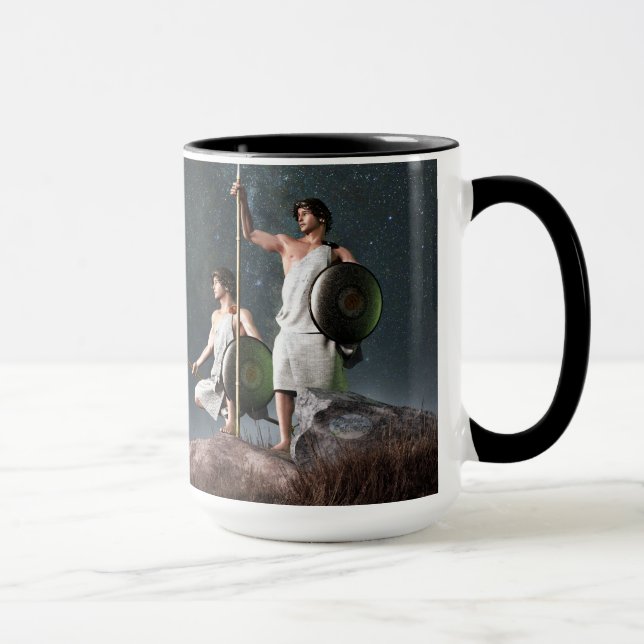 Zwillings-Tierkreis-Symbol Tasse (Rechts)