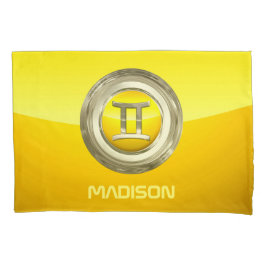 Zwillings-Tierkreis-Zeichen Kissenbezug