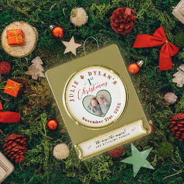 Zwillingsbabys Mehr Der Merrier Holiday 1 Weihnach Banner-Ornament Gold