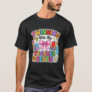 Zwillingsbildung Mit Meinem Besten Freund Twin Day T-Shirt