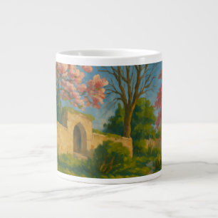 Zwillingsblüten - Stille Gartenpfade Jumbo-Tasse