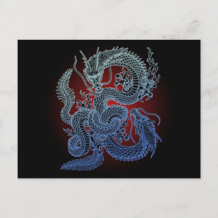 Zwillingsdrache(B) Postkarte