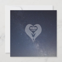 Zwillingsflame dank Tischkarten Save The Date