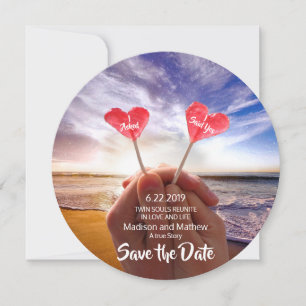 Zwillingsflame Speichern Sie die Daten Save The Date