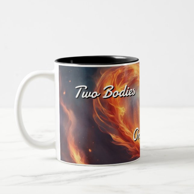 Zwillingsflames 009 zweifarbige tasse (Links)