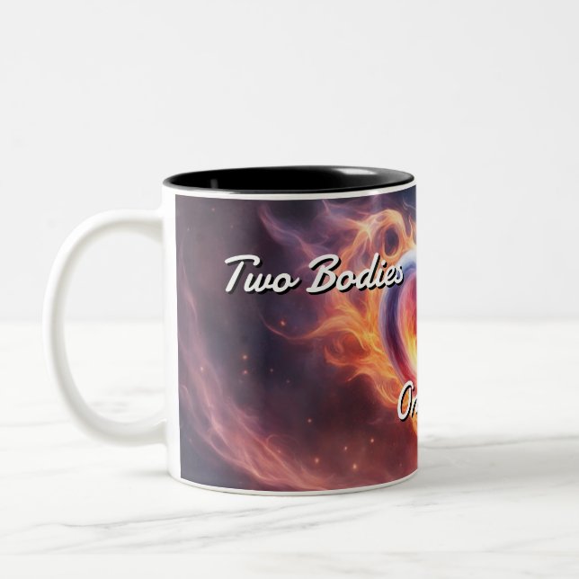 Zwillingsflames 021 zweifarbige tasse (Links)