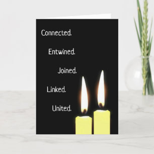 Zwillingsflames Soulmates Feiertagskarte