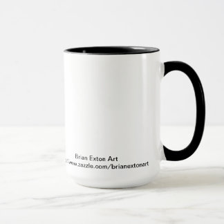 Zwillingsflamme im Himmel Tasse