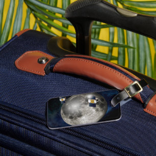 Zwillingsgras-Raumsonde, die den Mond umkreisen. Gepäckanhänger