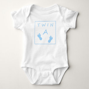Zwillingsjunge Baby Strampler