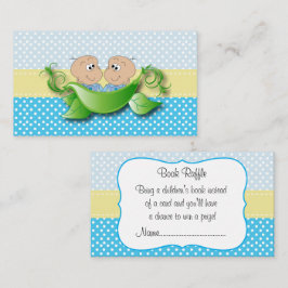 Zwillingsjungen - zwei Erbsen in einem Pod-Book-Ra Begleitkarte