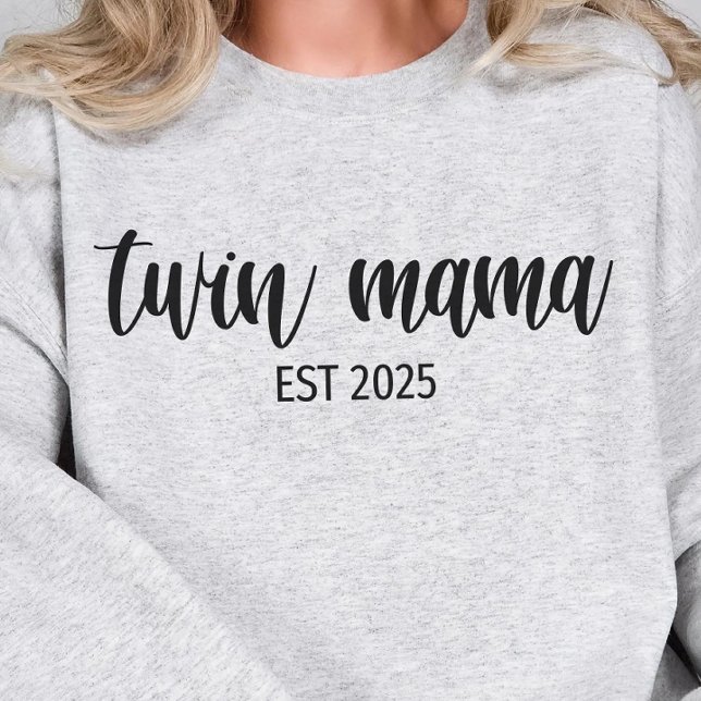 Zwillingsmama-Jahr, Mama-Geschenk, Sweatshirt (Von Creator hochgeladen)