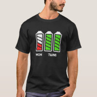 Zwillingsmutter Mutter von 2 Zwillingen, die Zwill