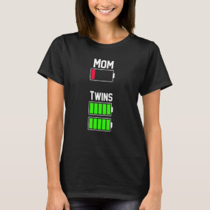 Zwillingsmüttertag der müden Zwillingsschwester-Ma T-Shirt