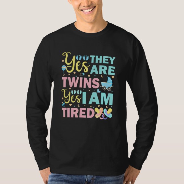 Zwillingspaare Matching T-Shirt (Vorderseite)