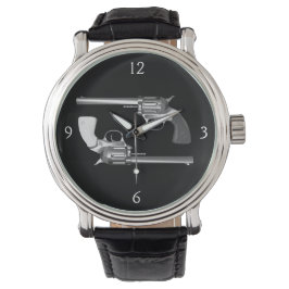 Zwillingsrevolver Armbanduhr