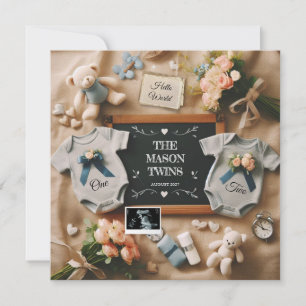 Zwillingsschwangerschaft in den sozialen Medien, Z Ankündigung