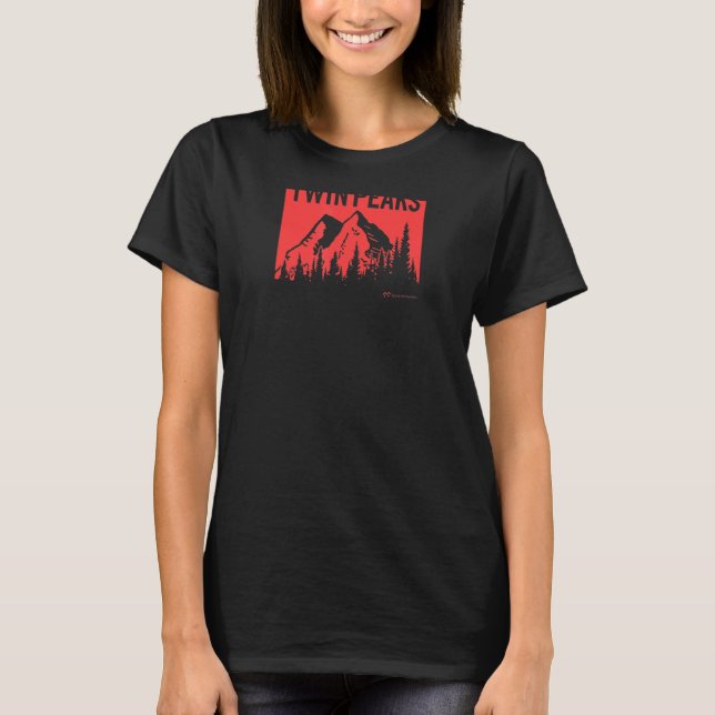 Zwillingsspitzen Red Mountain Range T-Shirt (Vorderseite)