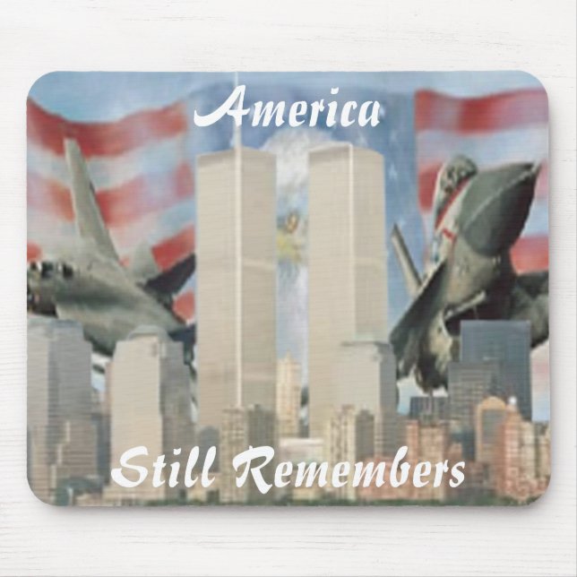 Zwillingstürme 9/11 Erinnerungsmaus Pad Mousepad (Vorne)