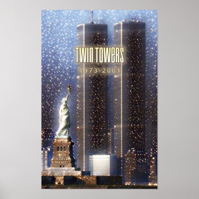 Zwillingstürme des World Trade Center Poster (Vorne)