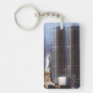 Zwillingstürme des World Trade Center Schlüsselanhänger