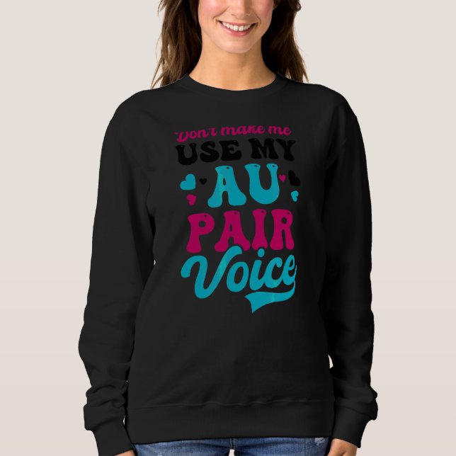 Zwing mich nicht, eine Partnerschaft zu nutzen Sweatshirt (Vorderseite)