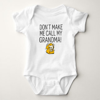 Zwing mich nicht, meinen Oma Funny Baby Bodysuit z Baby Strampler