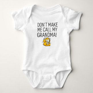 Zwing mich nicht, meinen Oma Funny Baby Bodysuit z Strampler