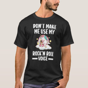 zwingen mich nicht, Rock'n'Roll Rock-n-Roll Rock z T-Shirt