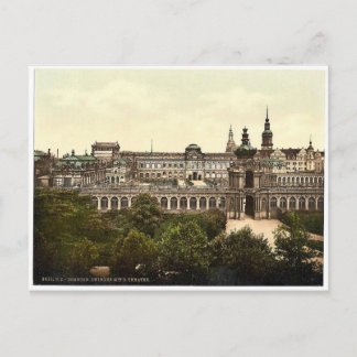 Zwinger und das Theater, Altstadt, Dresden, Sachse Postkarte