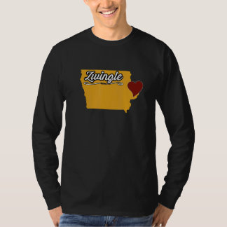 ZWINGLE IOWA IA USA Hübsche Souvenir-Werbung US- T-Shirt