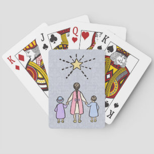 Zwinkere Zwinkere Kleiner Stern Vintage Kinderreim Spielkarten