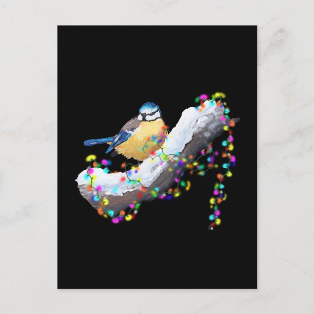 Zwinkern Zwinkern Kleiner Vogel Einladungspostkarte (Vorderseite)