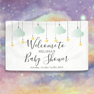Zwinkern Zwinkern Neutrale Babyparty Begrüßung Banner