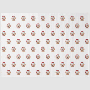 Zwirn-Papier der goldenen Weihnachtsweihe Seidenpapier