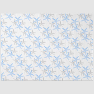 Zwirngeschenk-Papier Sternenschneeflocke Weihnacht Seidenpapier
