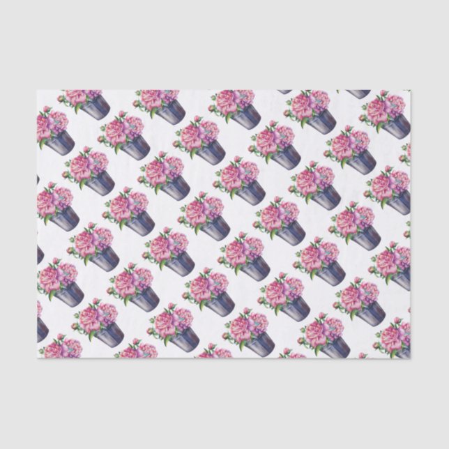 Zwirnholzspitzen zum Anpflanzen Seidenpapier (Vorderseite)